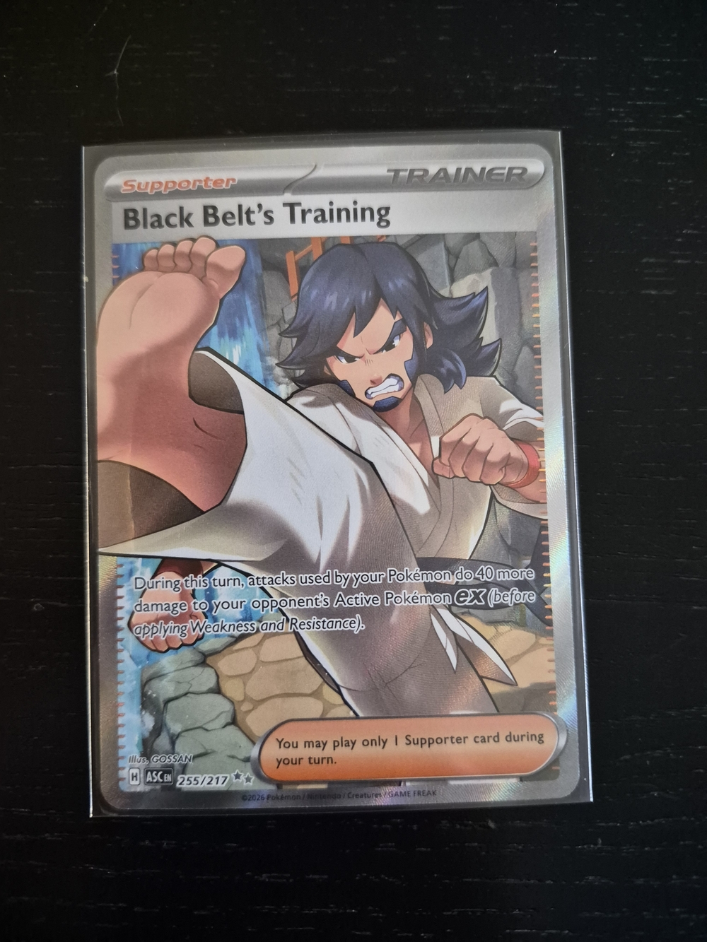 Pokemon Ascended Heroes -Black Belt's Training Illustration Rare